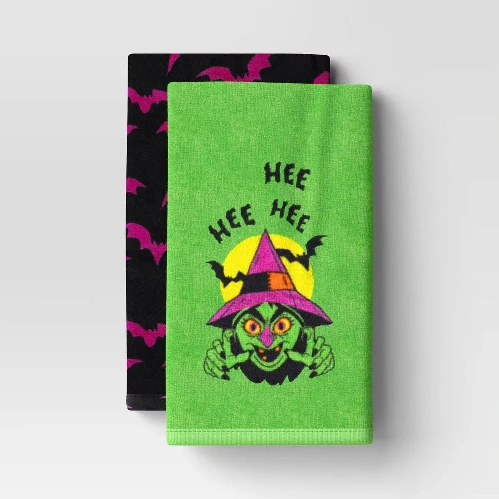 2pc Witch Kitchen Terry Towels‎ - Hyde and EEK! Boutique™